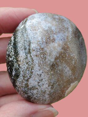 Ocean Jasper Palm Stone (OJ119)